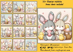 20+easter bunnies