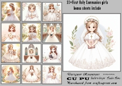 20+ 1st holy communion girls