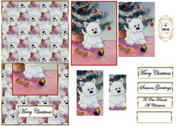 Westie at Christmas