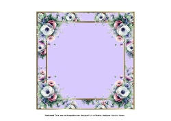 anenome card with handbag generic insert
