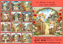 12+ kittens at the gate
