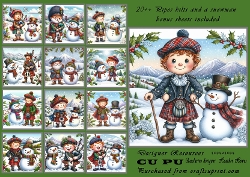 20+ Kilts pipes and snowman