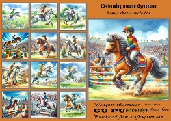 20+ horsing around at gymkhana
