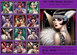 20+  1920s flapper beauties