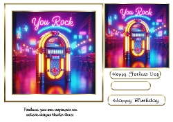 neon lights juke box