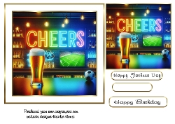 neon lights cheers footie