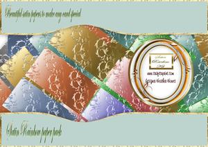 Rainbow Satin Paper Kit