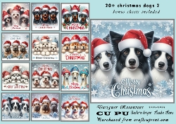 20+ dogs at christmas 2