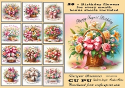 30+ monthly birthday flowers