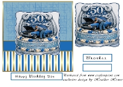 Mechanic 50th birthday cake