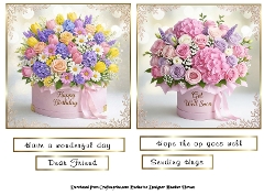 get well/birthday flowers