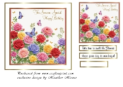 flowers and butterflies