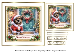  christmas border terrier
