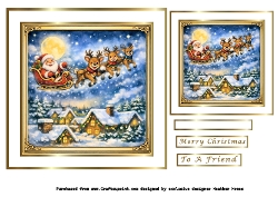santas on his way