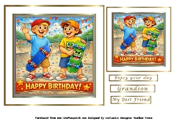 birthday boy skateboard 1