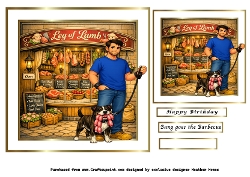 a parade of shops (leg of lamb)