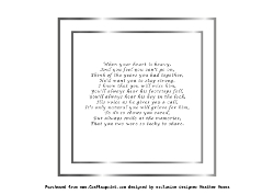 sympathy loss of your husband insert
