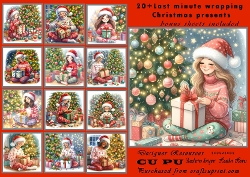20+ wrapping up gifts a free advent clock sheet included