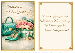jade handbag shoes birthday