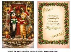 singing cats at christmas