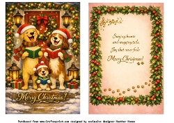 singing dogs at christmas