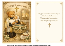 no colour or gender christening teddies