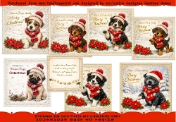 christmas pups and inserts