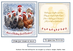 hens at christmas