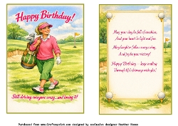 lady golfer