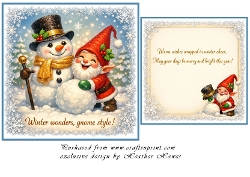 gnome snowman