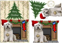 Old English Sheepdog Christmas