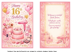 girl 16th birthday
