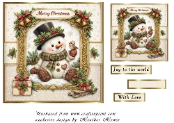 the snowman at christmas