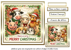 farm animals 2 chistmas
