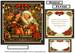 friends at christmas time