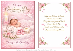 baby girl christening new