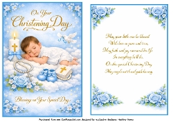 baby boy christening new