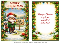 golfing christmas