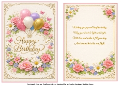 happy birthday balloons