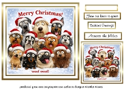 dogs christmas