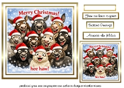 donkey christmas