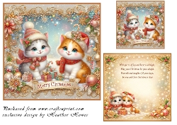 cats christmas joy