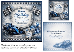 car racing birthday