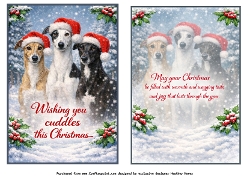 christmas greyhounds