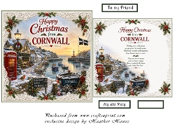 happy  christmas from  cornwall