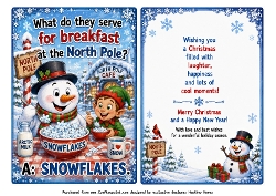 snowman breakfast joke