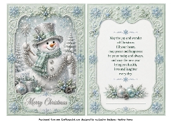 mint snowman