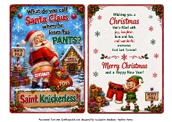 what do you call santa when he loses his pants