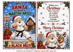 why santa is good at martial arts