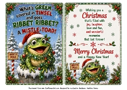 whats green covered in tinsel?